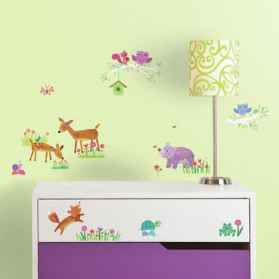 Woodland Baby Wandsticker - RoomMates for KiDS