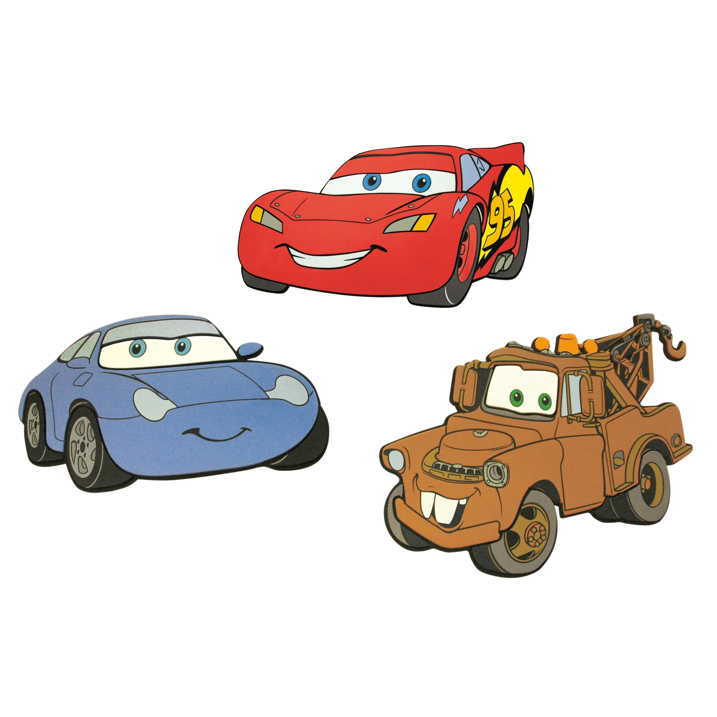 Pixar Cars 3-teilige Wanddekoration - Decofun