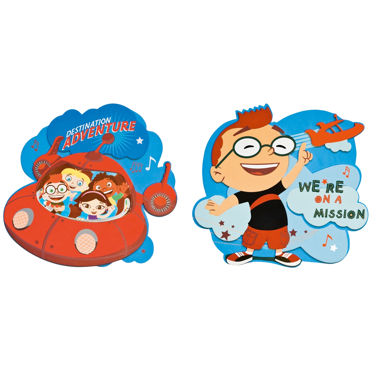 Little Einsteins wall decoration, two pcs. - Decofun