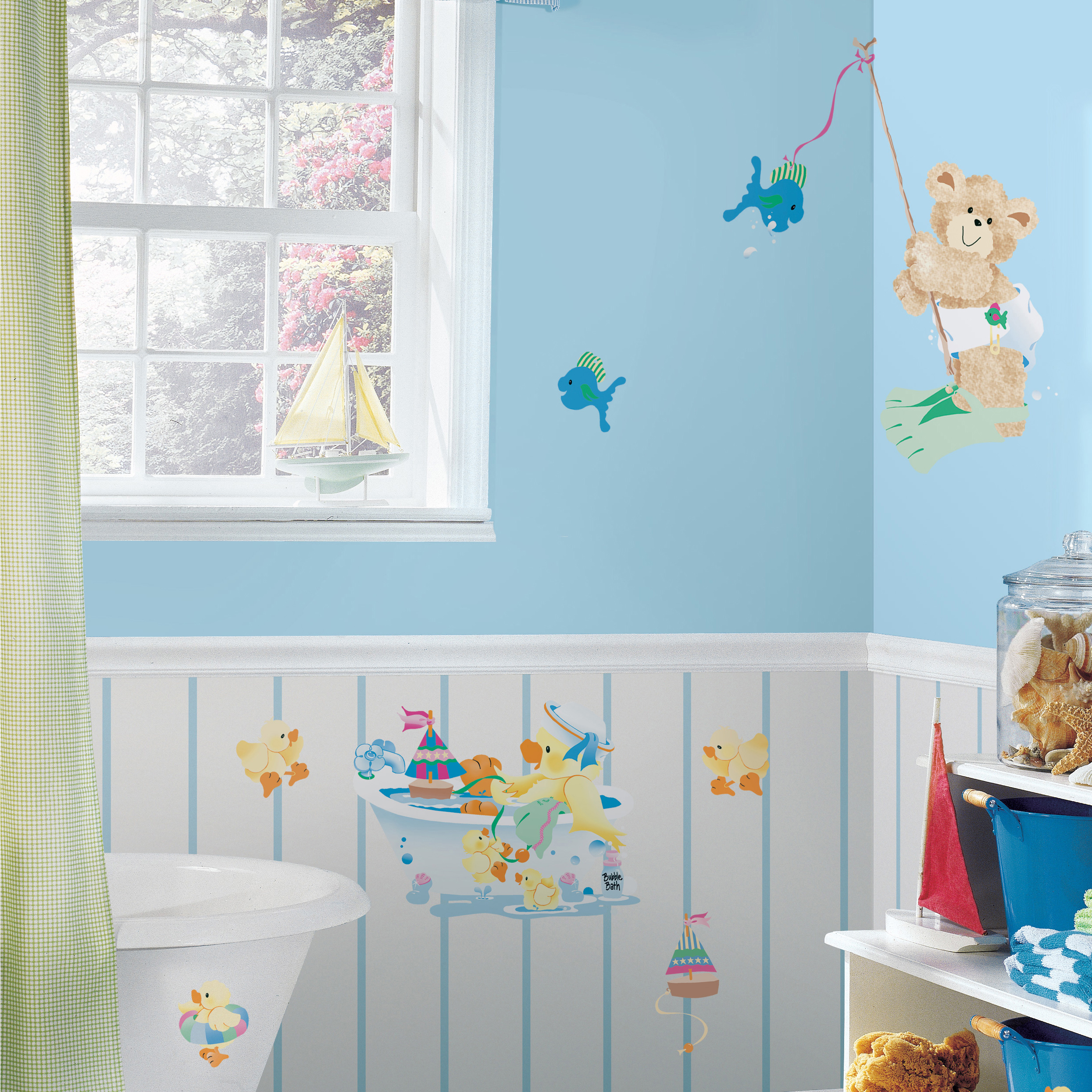 Splish splash mural - RoomMates for KiDS Splish splash mural - RoomMates for KiDS