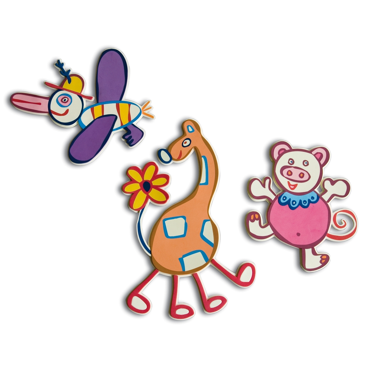 Raffi Junior wall decoration, three piece set - Decofun