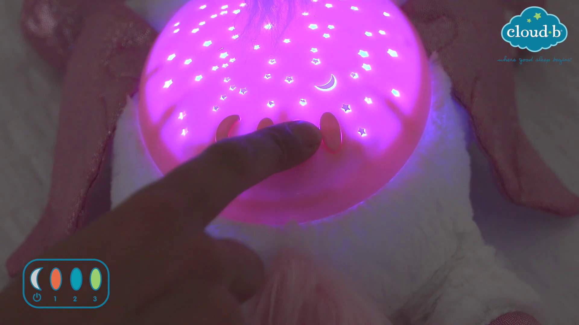 Video 1: Twilight Buddies magic LED night light - unicorn - by cloud b