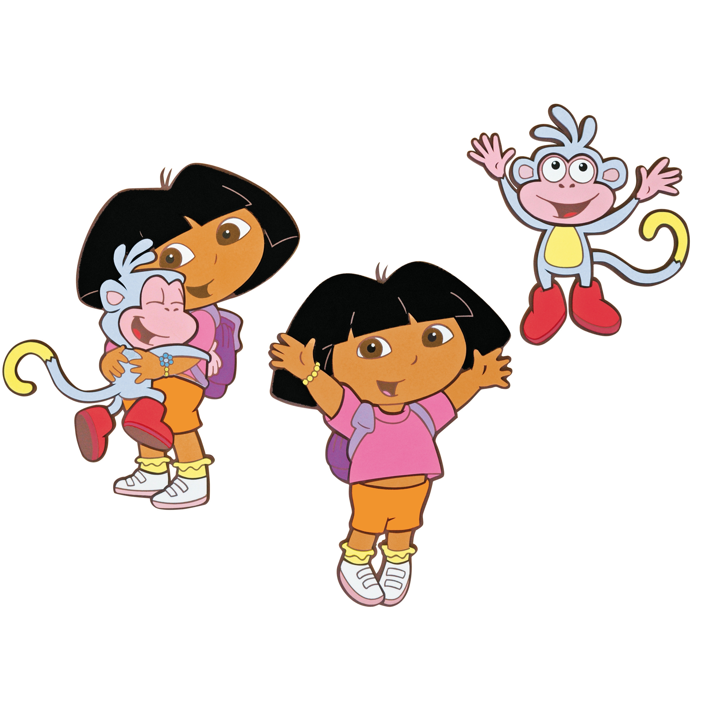 Dora the Explorer wall decoration, three pcs. - Decofun Dora the Explorer wall decoration, three pcs. - Decofun