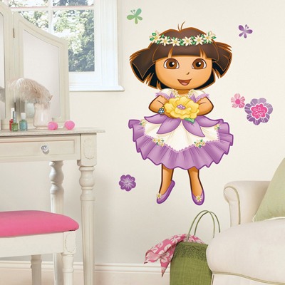Dora’s Enchanted Forest Giant Wall Decal - RoomMates for KiDS Dora’s Enchanted Forest Giant Wall Decal - RoomMates for KiDS