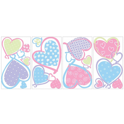 Hearts appliques - RoomMates Hearts appliques - RoomMates - Produktbild 2