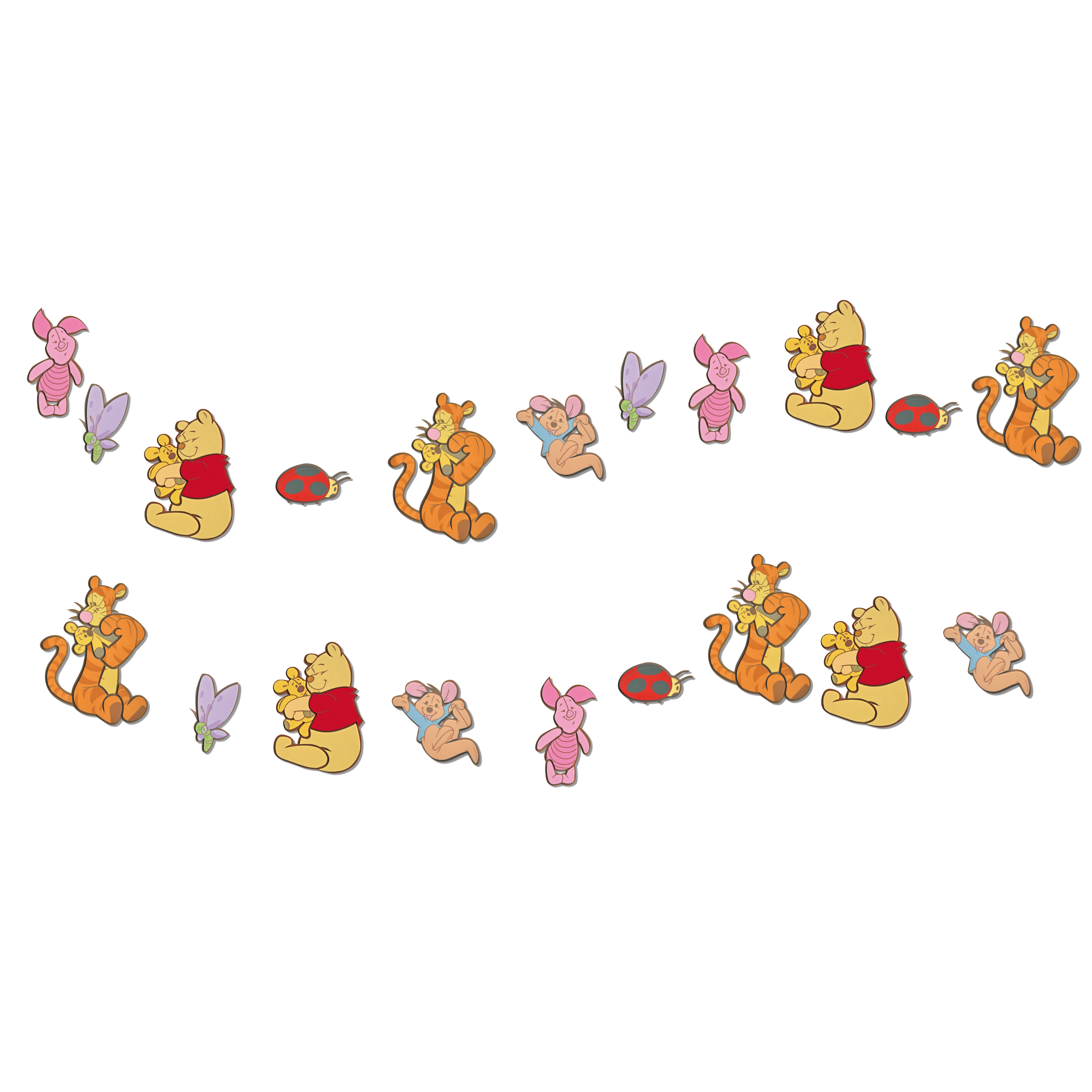 Winnie Pooh Baby mini Wanddekoration - Decofun