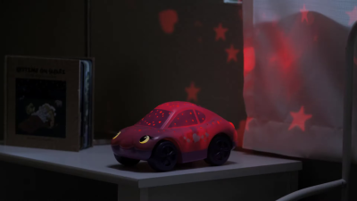 Video 1: Twilight Carz magic LED night light - pink hearts - by cloud b