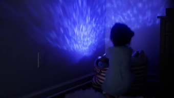 Tranquil Schildkröte - Farbe ocean - cloud b LED Nachtlicht Demo