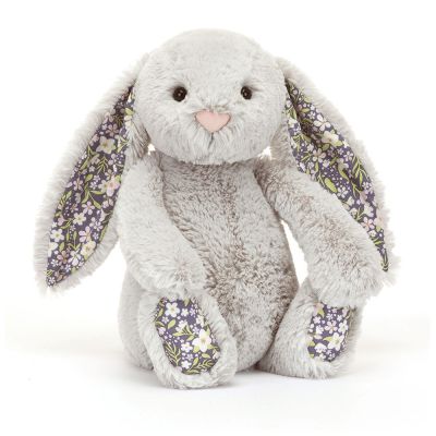 Jellycat Cuddly Toy Bunny - Blossom Silver Bunny Bloom Original (Plush Toy)