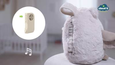 Einschlafhilfe Eule - Nighty Night Owl smart sensor von cloud b Demo